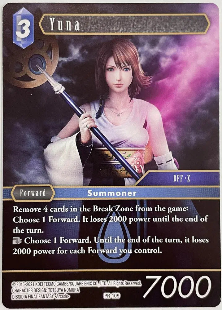 Yuna - PR-109 - Deck Exclusive Cards