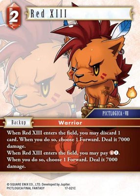 Red XIII - 17-021C - Anniversary Collection Set 2022