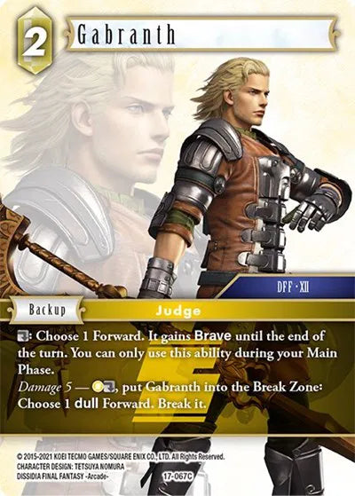 Gabranth - 17-067C - Rebellion's Call