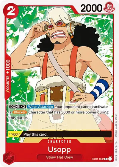 Usopp - ST01-002 - Starter Deck 1: Straw Hat Crew