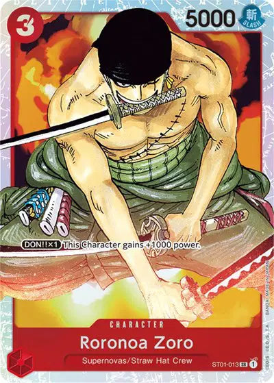 Roronoa Zoro - ST01-013 - Starter Deck 1: Straw Hat Crew