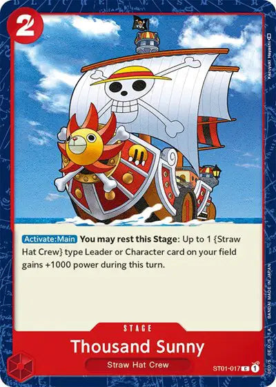 Thousand Sunny - ST01-017 - Starter Deck 1: Straw Hat Crew
