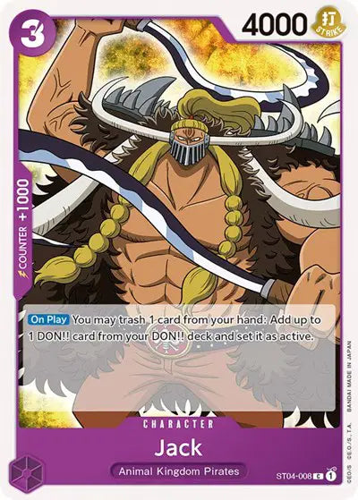 Jack - ST04-008 - Starter Deck 4: Animal Kingdom Pirates