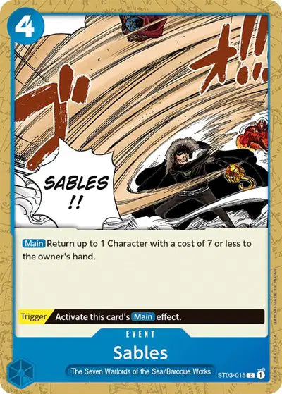 Sables - ST03-015 - Starter Deck 3: The Seven Warlords of The Sea
