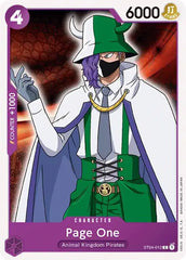 Page One - ST04-012 - Starter Deck 4: Animal Kingdom Pirates