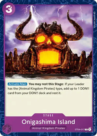 Onigashima Island - ST04-017 - Starter Deck 4: Animal Kingdom Pirates