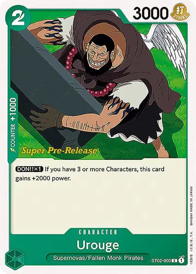 Urouge - ST02-003 - Super Pre-Release Starter Deck 2: Worst Generation