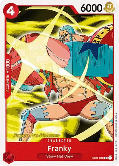 Franky - ST01-010 - Super Pre-Release Starter Deck 1: Straw Hat Crew