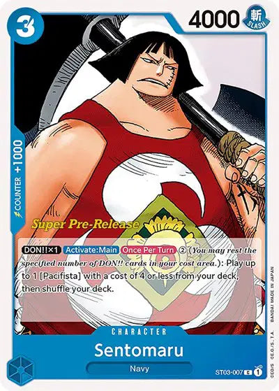 Sentomaru - ST03-007 - Super Pre-Release Starter Deck 3: The Seven Warlords of the Sea