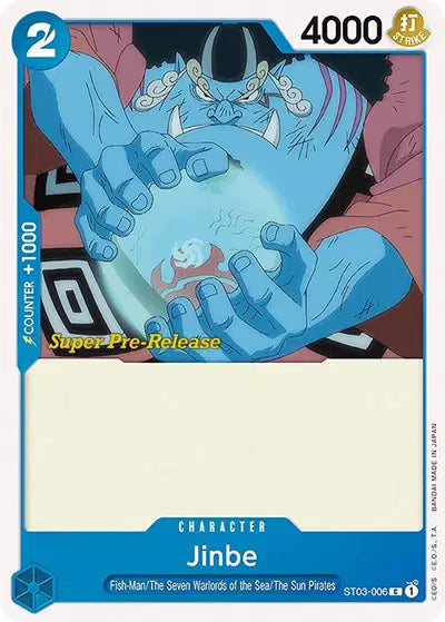 Jinbe - ST03-006 - Super Pre-Release Starter Deck 3: The Seven Warlords of the Sea