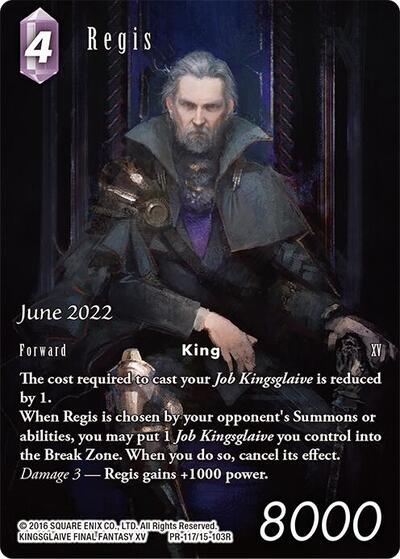 Regis (Full Art) (June 2022) - PR-117/15-103R - FF: Promo Cards