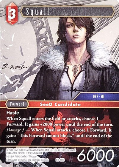 Squall - PR-108 - PR-108 - Deck Exclusive Cards