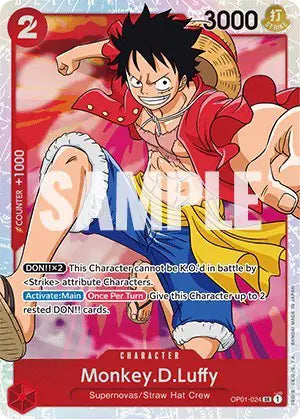 Monkey.D.Luffy (024) - OP01-024 - Romance Dawn
