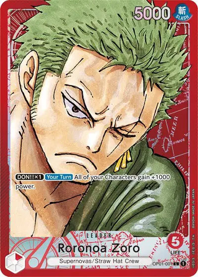 Roronoa Zoro (001) (Parallel) - OP01-001 - Romance Dawn