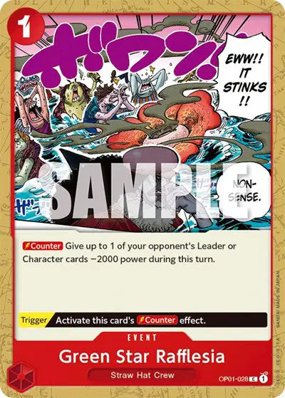 Green Star Rafflesia - OP01-028 - Romance Dawn