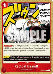 Radical Beam!! - OP01-029 - Romance Dawn