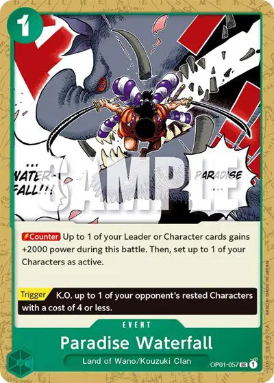 Paradise Waterfall - OP01-057 - Romance Dawn