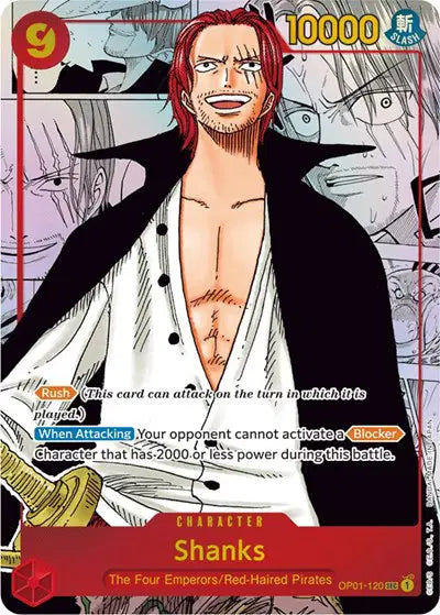Shanks (Parallel) (Manga) (Alternate Art) - OP01-120 - Romance Dawn
