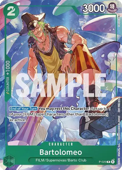 Bartolomeo (Event Pack Vol. 1) - P-029 - One Piece Promotion Cards