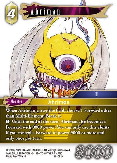 Ahriman - 18-052H - Resurgence of Power