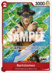 Bartolomeo (One Piece Film Red) - P-018 - One Piece Promotion Cards