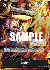 Koby (Online Regional 2023) [Finalist] - OP02-098 - One Piece Promotion Cards