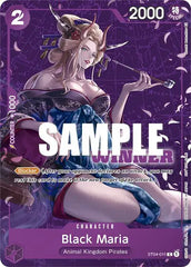 Black Maria (Tournament Pack Vol. 2) [Winner] - ST04-011 - One Piece Promotion Cards