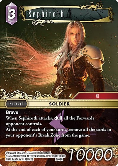 Sephiroth (B-028) - B-028 - Boss Deck: Final Fantasy VII