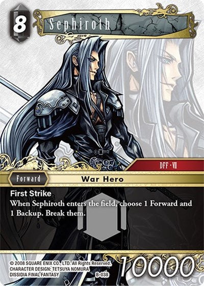 Sephiroth (B-038) - B-038 - Boss Deck: Final Fantasy VII