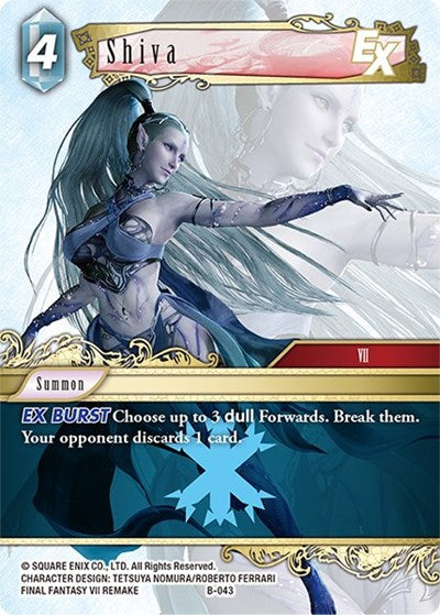 Shiva EX - B-043 - Boss Deck: Final Fantasy VII