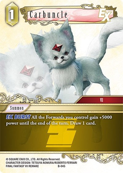 Carbuncle EX - B-045 - Boss Deck: Final Fantasy VII