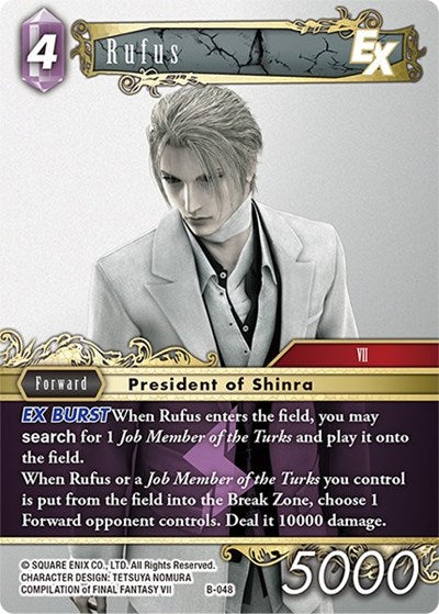 Rufus EX - B-048 - Boss Deck: Final Fantasy VII