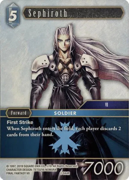 Sephiroth (1-044R) - 1-044R - Deck Exclusive Cards