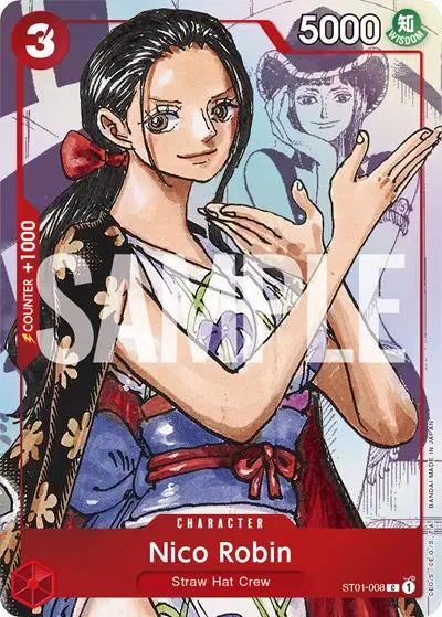 Nico Robin - ST01-008 (Alternate Art) - ST01-008 - One Piece Promotion Cards