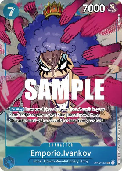 Emporio.Ivankov (Alternate Art) - OP02-051 - Paramount War