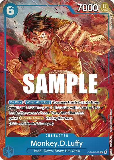 Monkey.D.Luffy (062) (Alternate Art) - OP02-062 - Paramount War