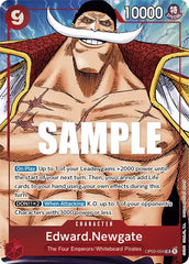 Edward.Newgate (004) (Alternate Art) - OP02-004 - Paramount War