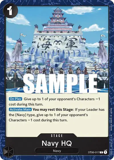 Navy HQ - ST06-017 - Starter Deck 6: Navy