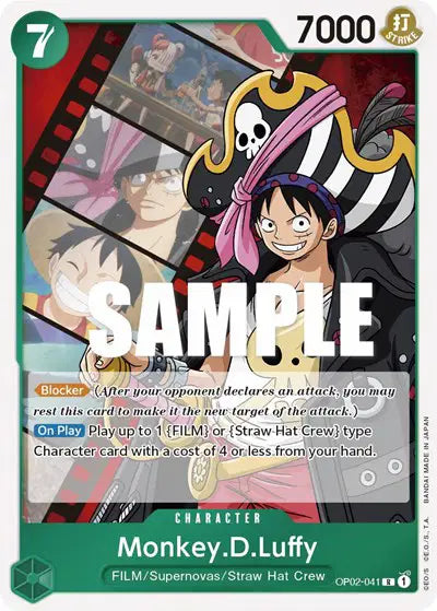 Monkey.D.Luffy (041) - OP02-041 - Paramount War