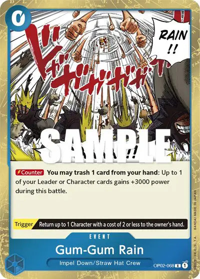 Gum-Gum Rain - OP02-068 - Paramount War