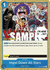 Impel Down All Stars - OP02-066 - Paramount War Pre-Release Cards