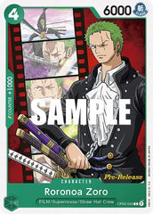Roronoa Zoro - OP02-043 - Paramount War Pre-Release Cards