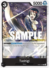 Tashigi - OP02-105 - Paramount War Pre-Release Cards