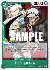 Trafalgar Law - OP02-035 - Paramount War Pre-Release Cards