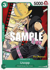 Usopp - OP02-028 - Paramount War Pre-Release Cards