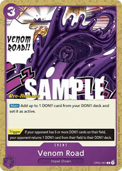 Venom Road - OP02-091 - Paramount War Pre-Release Cards