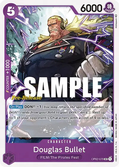 Douglas Bullet - OP02-079 - Paramount War Pre-Release Cards