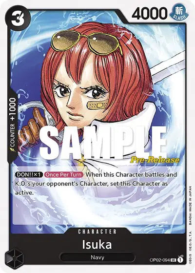Isuka - OP02-094 - Paramount War Pre-Release Cards
