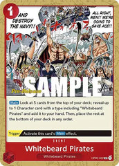 Whitebeard Pirates - OP02-022 - Paramount War Pre-Release Cards