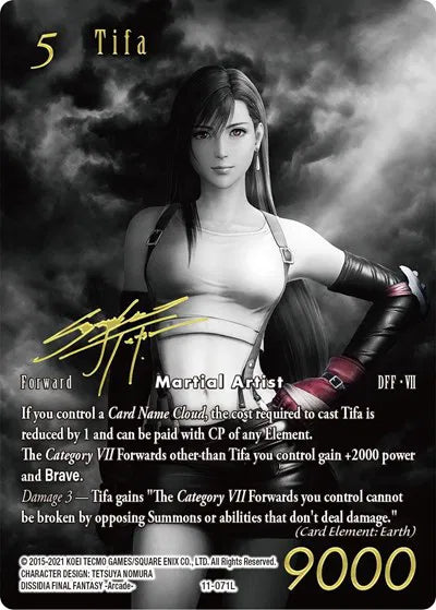 Tifa (Noir Promo) - 11-071L - FF: Promo Cards
